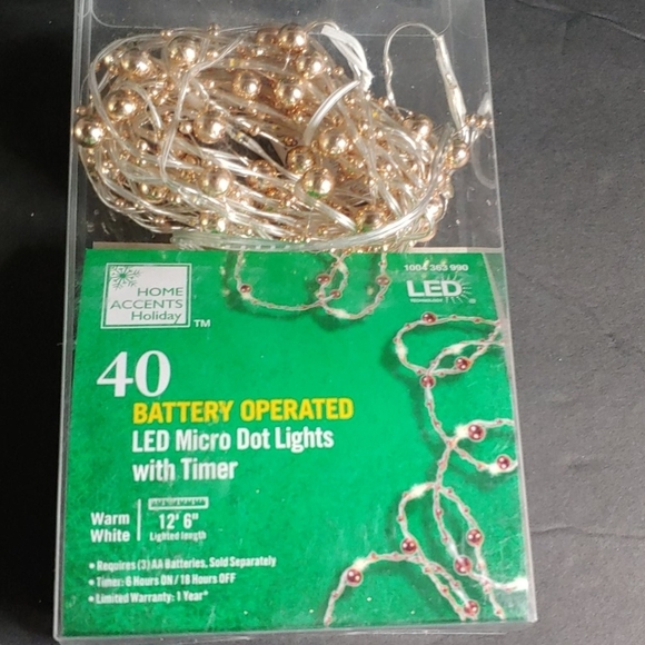 Home Accents 40 Micro Dot Lights - Picture 2 of 9